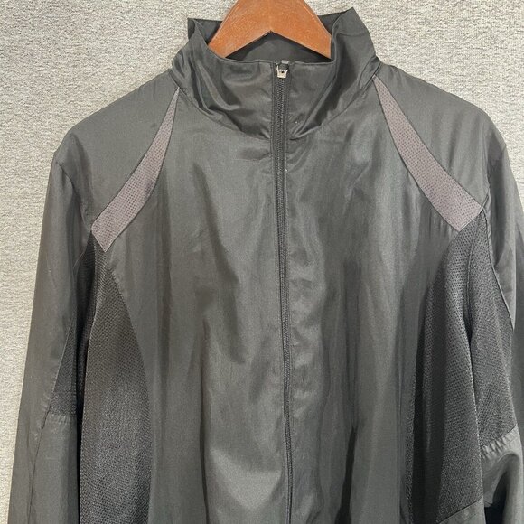 Diadora Jacket Mens XXL Black Mesh Lining Lightweight Sportswear Jogging - Picture 3 of 12